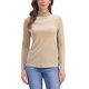 thumbnail image 1 of INSPIRAR CHIC Blusa de Mujer de Manga Larga Cuello Mock Cuello de Tortuga de Terciopelo Elástico XL Albaricoque, 1 of 6