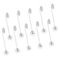 thumbnail image 6 of 10Pcs Lapel Pins Blank Tray Long Plug Corsage Pins with a Thin and Long, 6 of 9