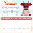 thumbnail image 2 of Marendyee Girls Moana Bikinis Swimsuits Two Piece Swimwear Adventure Outfit Toddle Kids Ruffles Bathing Suit Role Play Bathing Suit 130 cm 7-8 Years, 2 of 18
