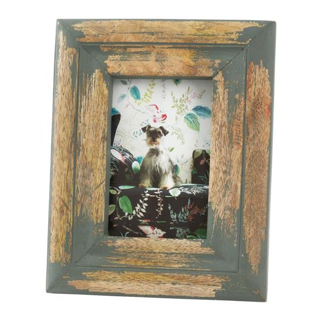SARO PF020.GY57 Cadre Photo avec Design en Bois Vieilli Or