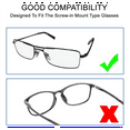 thumbnail image 2 of Coussinet Nasal pour Lunettes, Kit de Remplacement et de Réparation de Coussinets Nasal pour Lunettes, Kit de Réparation de Lunettes avec Vis, pour Lunettes, 2 of 5