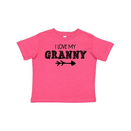 

Inktastic I Love My Granny with Arrow Gift Toddler Boy or Toddler Girl T-Shirt