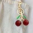 thumbnail image 5 of 2packs Cherry Bag Charm Cute Cherry Accessories Sparkling Purse Charms for Women C, 5 of 6