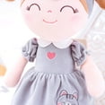 thumbnail image 4 of Gloveleya Baby Girl Gifts Plush Animal Dolls Figure Doll Soft Girls Toy Gray Cat 15 inches, 4 of 9