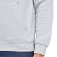 thumbnail image 2 of Sleepdown Men’s Fleece Hoodie Long Sleeves Pullover Ribbed Cuff Hoodies for Men's Lightweight & Drawstring Hoodie - Large, Grey, 2 of 5