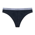 thumbnail image 1 of Tanga Fruit Of The Loom para Mujer, Suave con Elástico Negro Talla M, 1 of 4
