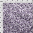 thumbnail image 3 of oneOone Tissu en Coton Cambric Violet Floral Rétro Matériel de Robe Tissu Imprimé Tissu au Mètre 56 Pouces de Large, 3 of 5