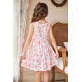 thumbnail image 4 of Arshiner Toddler Girls Dress with Pockets Cute Casual Floral Print Sleeveless Sundress and Long Sleeve Shrugs Set, 4 of 9