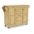 thumbnail image 3 of Homestyles Create-A-Cart Brown Kitchen Cart, 3 of 11