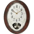 thumbnail image 1 of Caprice Wall Clock - Brown, 1 of 1