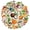 2A-35pcs, variant on 35pcs Colorful Food Stickers Kids Stickers Realistic Vegetable Stickers DIY Stickers for Laptops Notebooks Suitcases