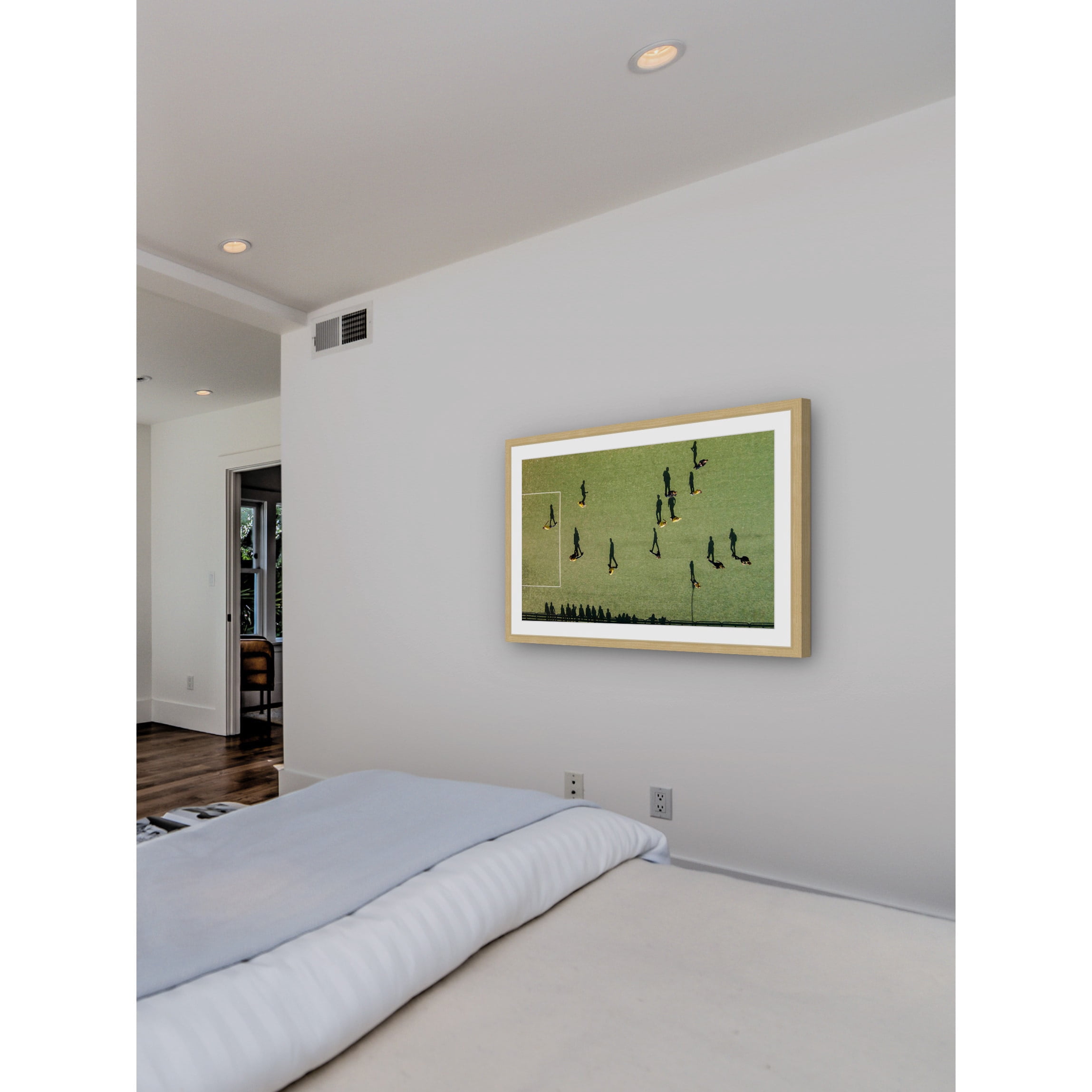 Marmont Hill "Soccer" by Karolis Janulis Framed Painting Print