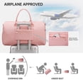 thumbnail image 3 of Bolsa de viaje BAVERGE Travel Weekender de 50 litros con compartimento para zapatos, 3 of 6