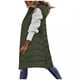 thumbnail image 1 of Chaqueta de mujer con capucha, manga larga, cremallera, sin mangas, parkas, abrigos, tops con bolsillo, 1 of 6