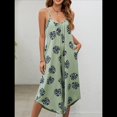 thumbnail image 4 of Vestidos Bohemios Tipo Mameluco para Mujer, Ropa Extravagante, Ropa Hippie, Conjunto Elegante de una Pieza. Verde L, 4 of 7