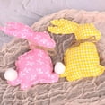 thumbnail image 4 of SMKE 2Pc Easter Stuffed Fabric Bunnies,White Cute Fabric Bunny Decor For Holiday Gifts & Table Displays,Rustic Cotton Bunny Home Decor,Easter Hanging Ornament,Tiered Tray Tabletop Decor,Ideal Gifts, 4 of 9