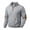 #133-Gray, variant on Mens Fall Fashion 2026 Vintage Knit Waffle Pullover Quarter Zip Sweatshirt Stand Collar Pullover with Elbow Patches