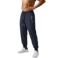 thumbnail image 2 of VV AVEORS Mens Sweatpants Tapered Joggers With Zipper Pocket Casual Athletic Workout Lightweight Track Pants For Running Gym Blue S, 2 of 8