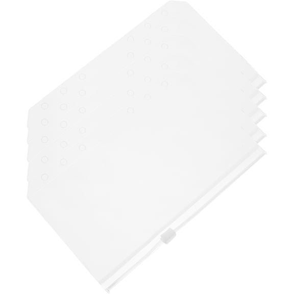 Supvox PVC Transparent Binder Pouches for Storage - Wear-Resistant and Clear