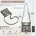 thumbnail image 7 of ZUXONGSY Snowman Christmas Tree Print Shoulder Handbag for Women Waterproof Crossbody Bag Mini Satchel with Adjustable Wide Strap for Daily Use Shopping, 7 of 7