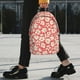 thumbnail image 2 of Easygdp Beige Flowers Mochila Ligera de 15 Pulgadas para Estudiantes, Mochila Cómoda para la Escuela y Viajes, Correas Ajustables, 2 of 6