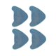 thumbnail image 1 of 4pcs Mop Pads For , Wh01100 Wh20200, Vax, 1 of 5