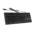 thumbnail image 4 of USB Wired Keyboard, Ergonomic Curved Keys 87 Keys Mechanical Keyboard  for PC, 4 of 8
