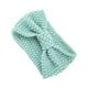 thumbnail image 1 of Sonducket Diademas de ganchillo cálidas, cómodas, anchas, a prueba de viento, calentador de orejas, diademas, regalos del Día de San Valentín Accesorio para el cabello Menta verde, 1 of 6