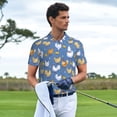 thumbnail image 3 of Balery Chicken Family Camisa Polo de Hombre con Estampado, de Manga Corta y Tejido Medio, Camisa Tipo Golf Polo-X-Large, 3 of 6