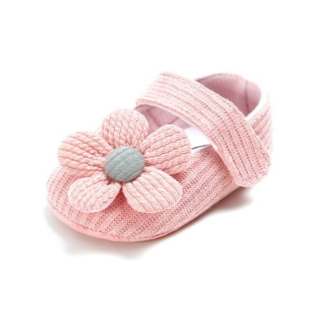 

Fymall Baby Girl Princess Flower Anti-Slip Soft Sole Shoes