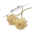 thumbnail image 3 of Fake Flowers, Artificial Flowers, Artificial Wildflowers for Summer Wedding, for Dining Table Centerpiece Living Room Home Decor Vase Arrangement Mother's Day Gift, AKLJWH - #17 Beige-2Pcs, 3 of 7