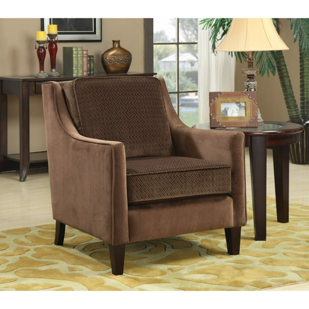Coaster BasketWeave Accent Chair, Brown