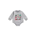 thumbnail image 1 of Qmyliery Baby Romper, Cartoon Patterns Print O-Neck Long Sleeve Bodysuit Cute, 1 of 8