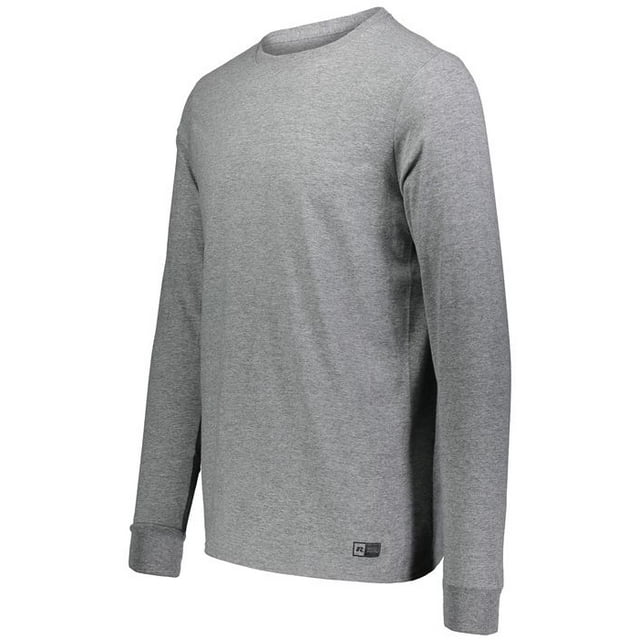 Russell Athletic Essential 60/40 Performance Long Sleeve T-Shirt, L, Oxford