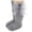 Gray, variant on Baby Girls Knee High Socks Lace Bow Tube Ruffled Knit Cotton Long Stockings for Infants Toddlers Girls, 0-3Y
