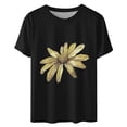 thumbnail image 3 of Camisetas de Manga Corta para Mujeres de Longitud Regular de Poliéster Sólido, Camiseta de Fiesta de Mayo Y Blusa Del Festival para la Primavera Y el Verano, 3 of 3