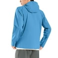 thumbnail image 4 of Men's Thin Style Sun Protection Hooded Jacket UPF 50+ Lightweight Full Zip Long Sleeve Cooling Shirt for Hiking, 4 of 7