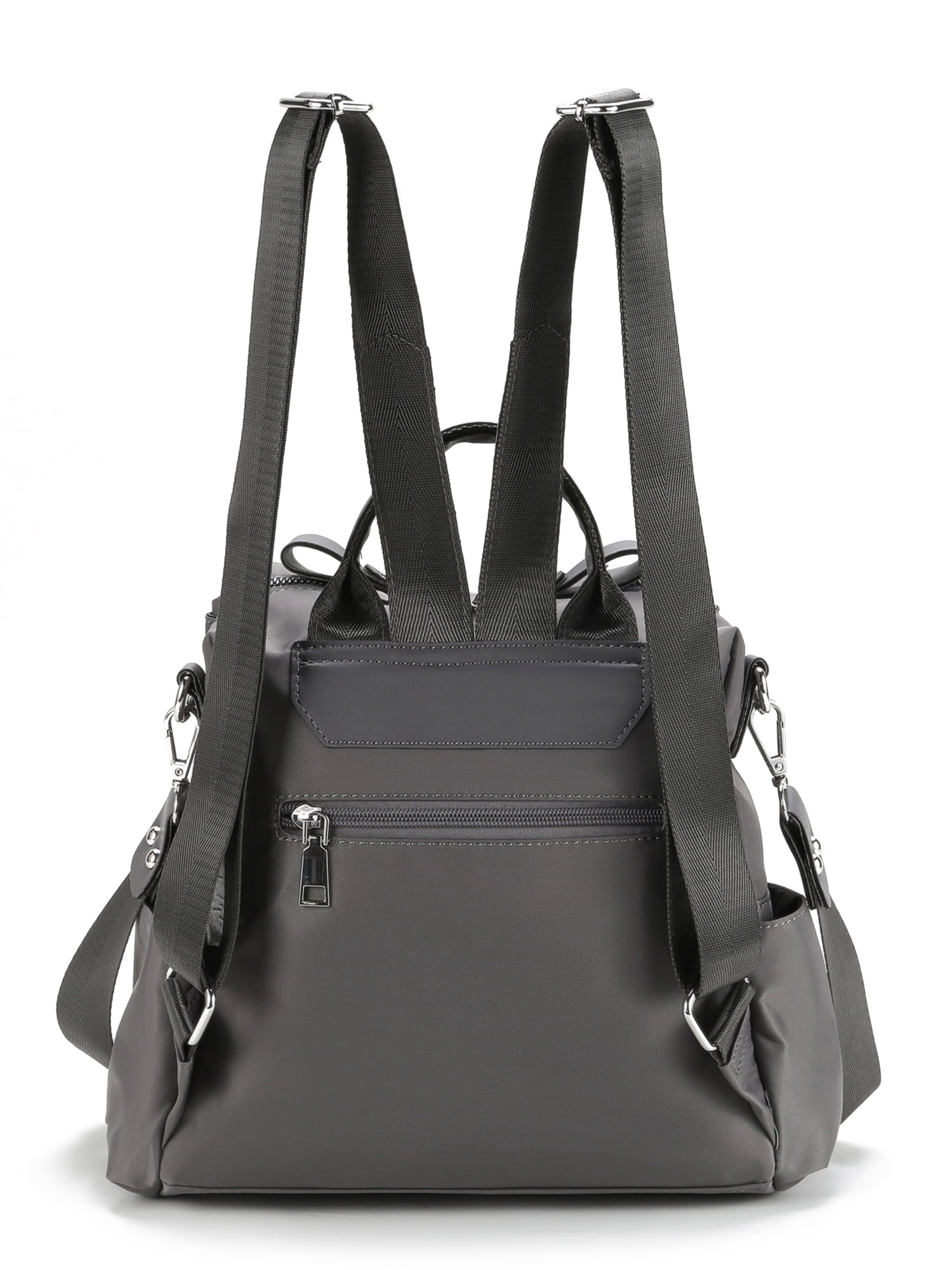Becool Women's Nylon Gray Backpack