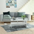 thumbnail image 3 of vidaXL Coffee Table Engineered Wood 90x59x42 cm White, 3 of 4