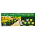 thumbnail image 2 of Kurt Adler 40-Light Warm White LED G40 Globe Yard Stakes, 10-Piece Set, 2 of 7