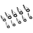 thumbnail image 4 of 80 Pcs Embouts de Canne à Pêche Durables en Acier Inoxydable et Céramique, 10 Tailles, Accessoire de Remplacement, 4 of 8