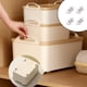 thumbnail image 4 of Adhesive Pulley Universal Wheel, Can Be Fixed On The Bottom Of The Trash Can, The Bottom Of The Storage Box, Etc., Easy To Move (4 Pcs, Double Ball Pulleys), 4 of 8