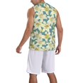 thumbnail image 2 of Sikiie Lilies Flowers Basketball Jersey Reversible Men's Mesh Athletic Sports Shirts Training Practice S-4XLX-Large, 2 of 6