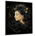 thumbnail image 2 of Designart "Stargazing in the Spirit I" Astrology Metal Wall Decor, 2 of 5
