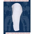 thumbnail image 7 of Exxact Sports Gladiator Men's Integrated Football Pants with Built-in Pads,&nbsp;Lightweight Ultra Flex&nbsp;Football Practice Pants (White, AL), 7 of 7