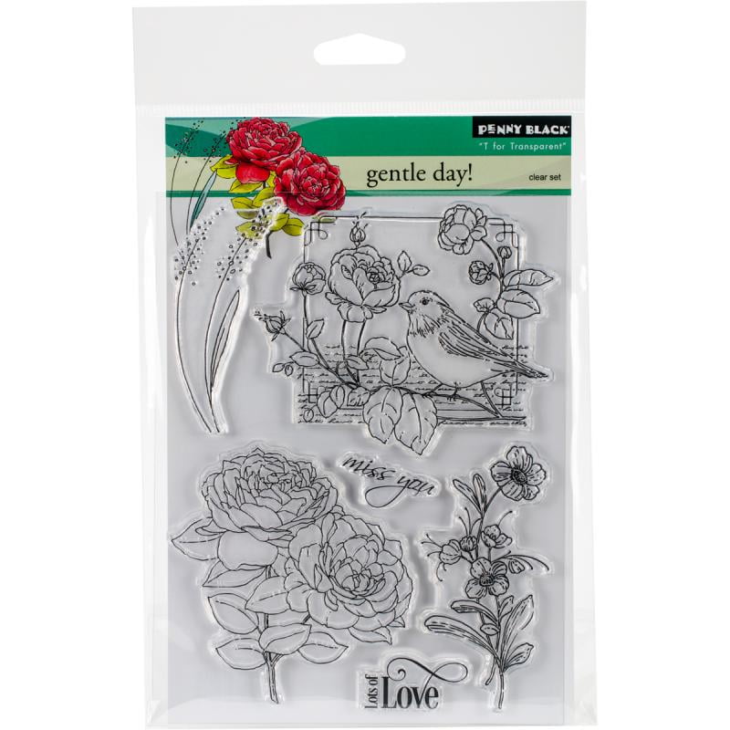 Penny Black Clear Stamps 5"x7"gentle Day