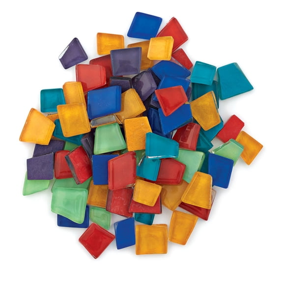 Crafter's Cut Pre-Cut Mosaic Assortment - Basic Assortment, 8 oz