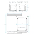 thumbnail image 3 of Brooklyn Flat Cotton Blend Ultra Soft Jersey Knit Sheet Set By Royale Linens, 3 of 9