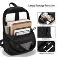 thumbnail image 4 of Lightweight School Bag Casual Daypack College Laptop Backpack for Men Women Water Resistant Travel Rucksack for Sports, 4 of 7