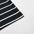 thumbnail image 4 of Rezuofi 1 Pcs Women's Short Puff Sleeve Knit Tops 2025 Trendy Crewneck Striped T Shirts Casual Summer Blouses, 4 of 8